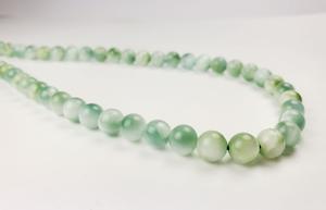 ST65X-61 6mm Round Stone - Green Moonstone